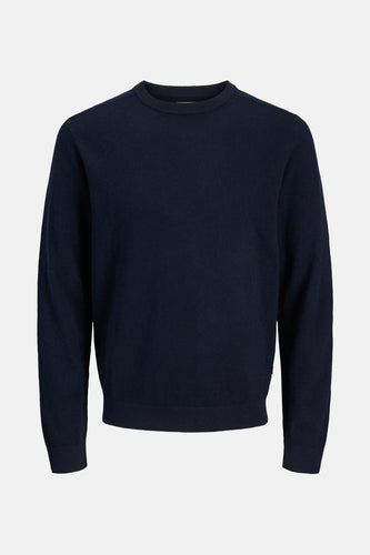 Pull à col rond - bleu - PREMIUM by JACK & JONES