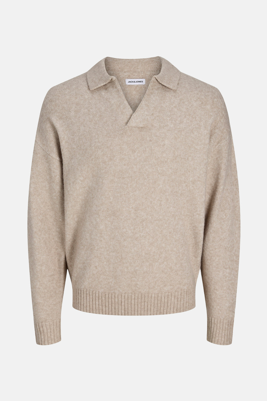 Pull à col en V - beige - ORIGINALS BY JACK & JONES - 7