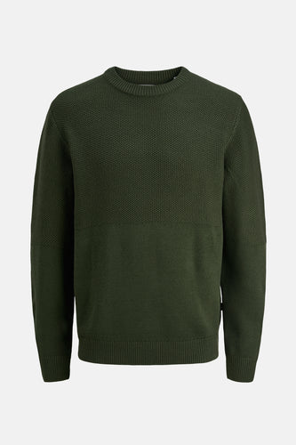 Pull à col rond - vert - CORE BY JACK & JONES
