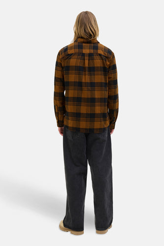 Chemise à manches longues - brun - PREMIUM BLUE by JACK & JONES