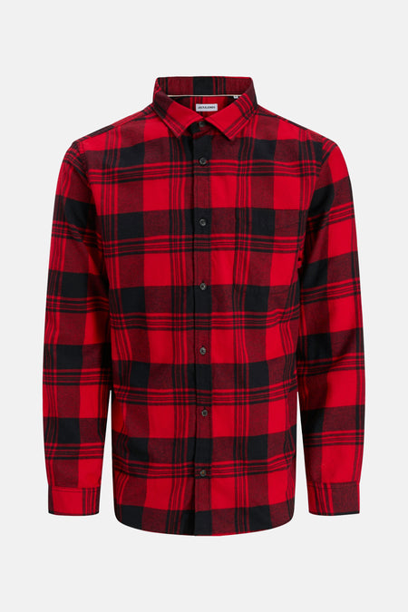 Chemise à manches longues - rouge