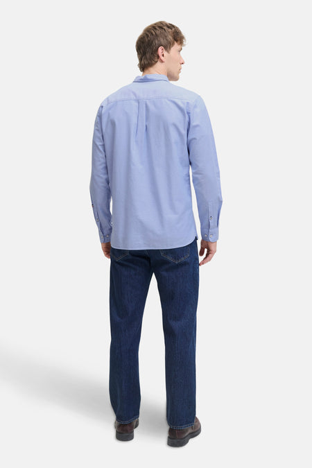 Chemise à manches longues - bleu