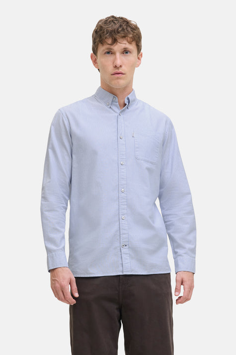 Chemise à manches longues - bleu