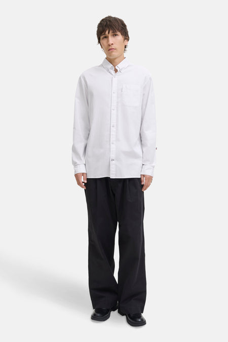 Chemise à manches longues - blanc