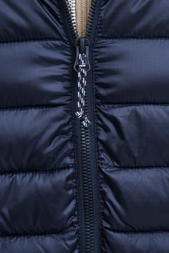 Veste courte bleue de PREMIUM BLUE par JACK & JONES, avec texture doublée et fermeture éclair.