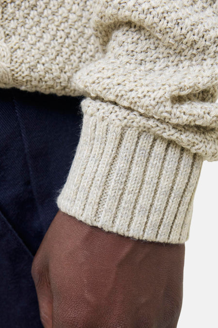Pull à col roulé - beige