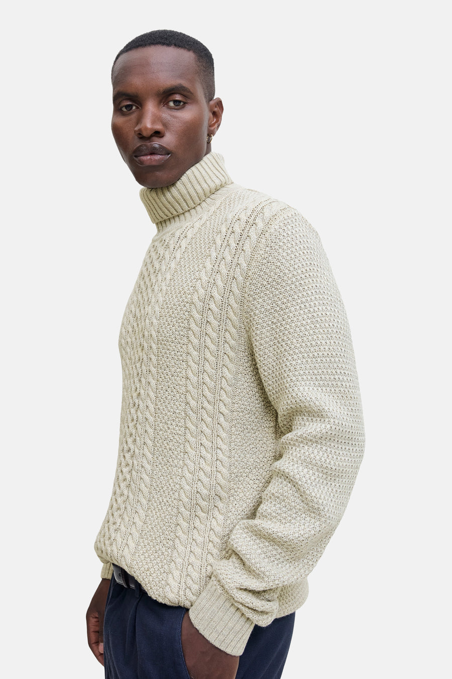 Pull à col roulé - beige - PREMIUM BLUE by JACK & JONES - 6