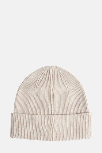 Chapeau beige d'ACCESSORIES BY JACK & JONES, avec une texture rayée.