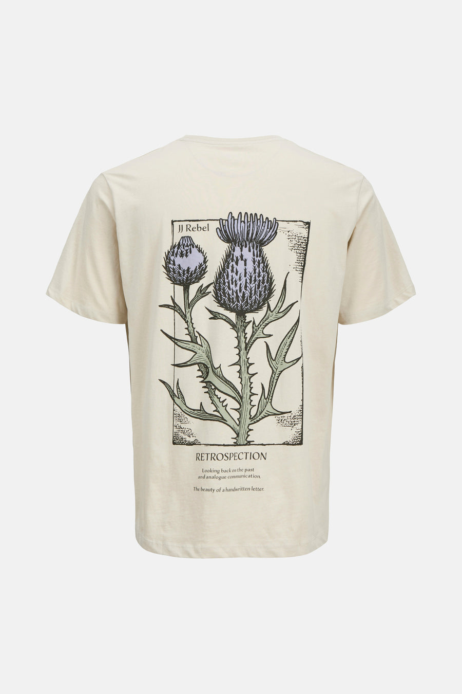 T-shirt à manches courtes - écru - JJREBEL