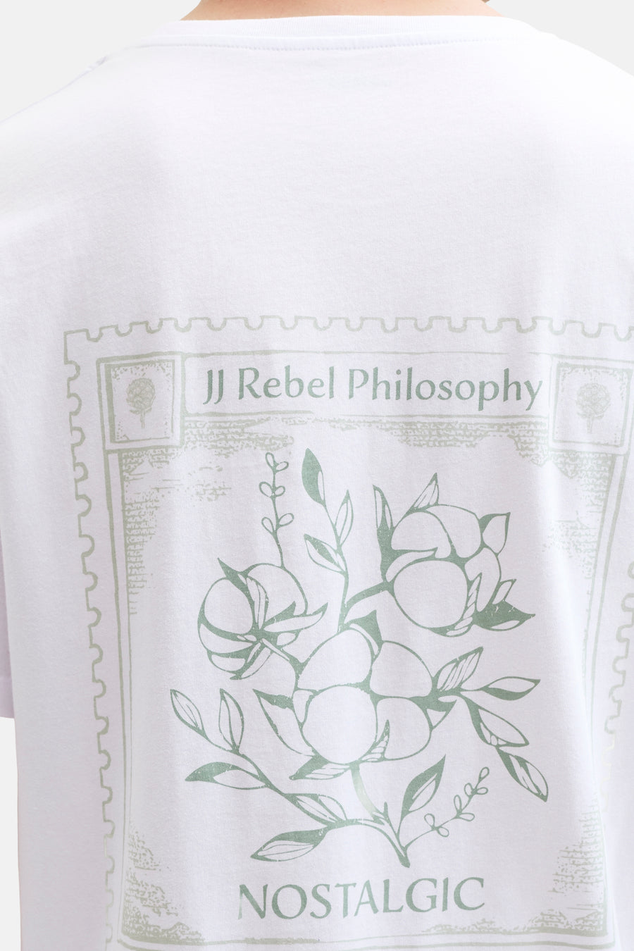 T-shirt à manches courtes - blanc - JJREBEL