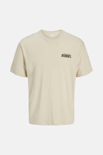 T-shirt à manches courtes - écru - JJREBEL