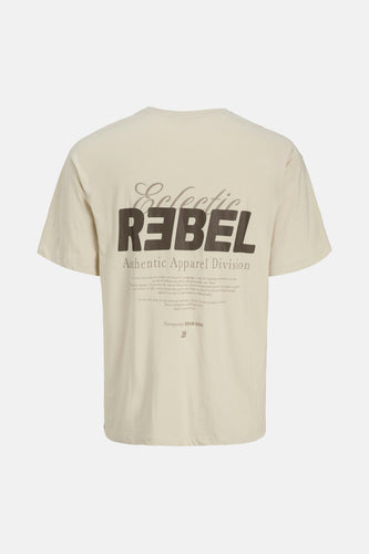 T-shirt à manches courtes - écru - JJREBEL