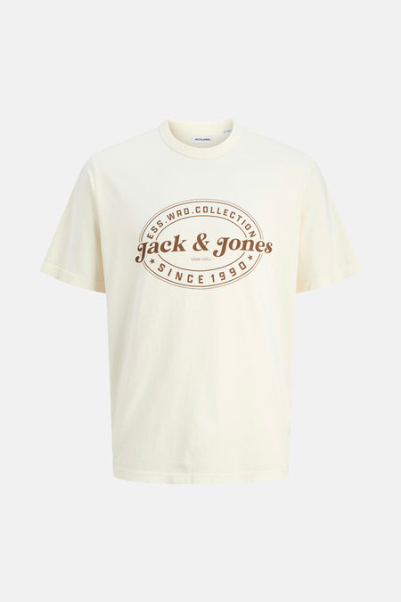 T-shirt (manches courtes) Écru - ORIGINALS BY JACK & JONES