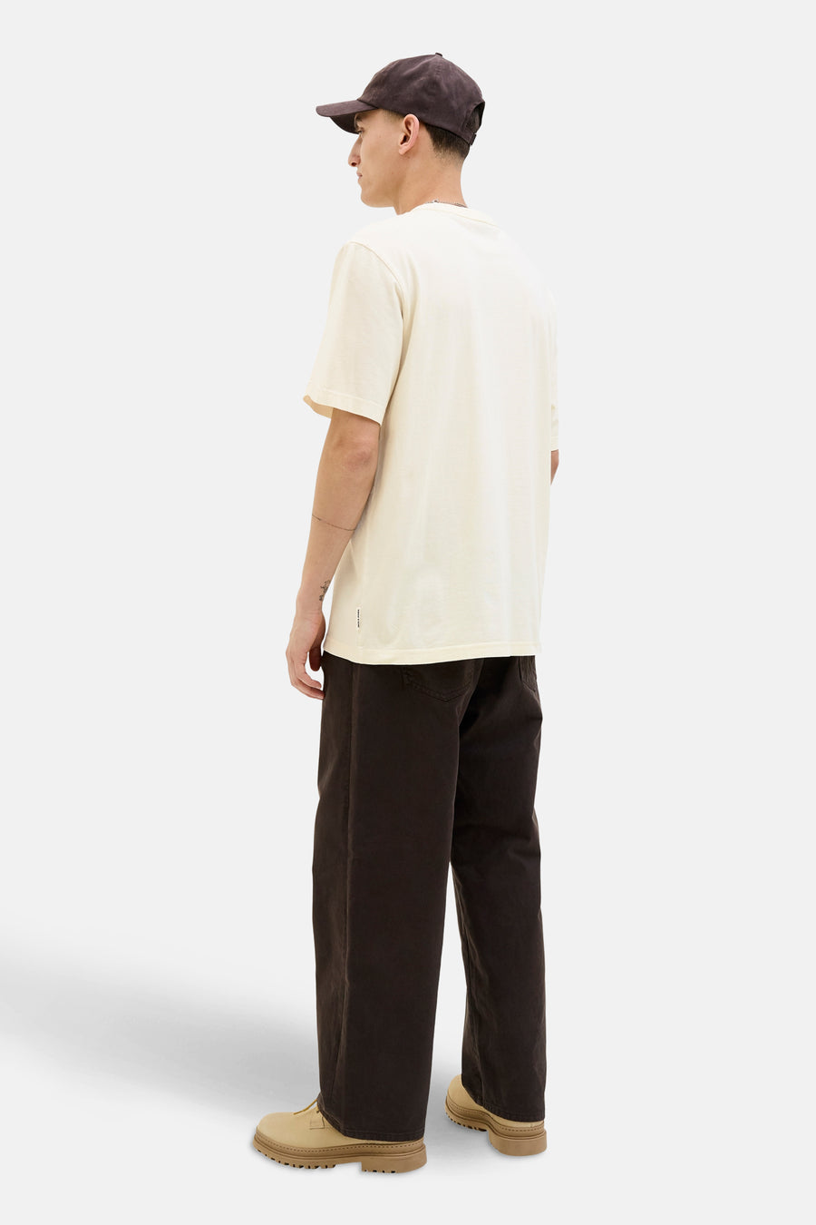 T-shirt (manches courtes) Écru - ORIGINALS BY JACK & JONES - ORIGINALS BY JACK & JONES - 4