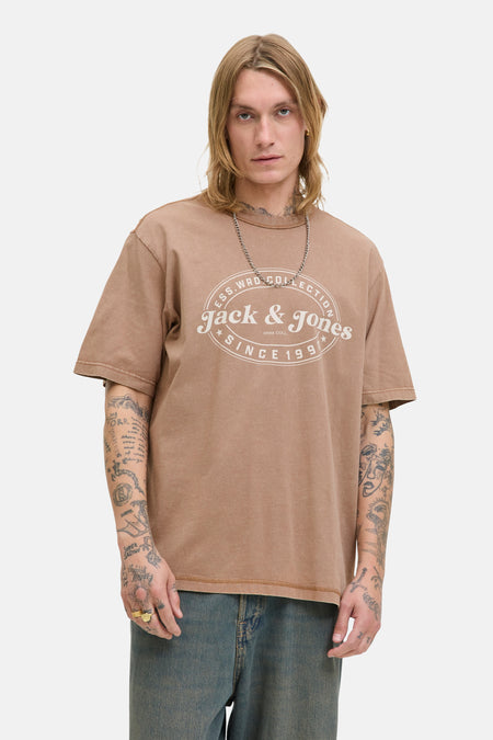T-shirt (manches courtes) brun - ORIGINALS BY JACK & JONES