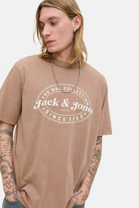 T-shirt (manches courtes) brun - ORIGINALS BY JACK & JONES