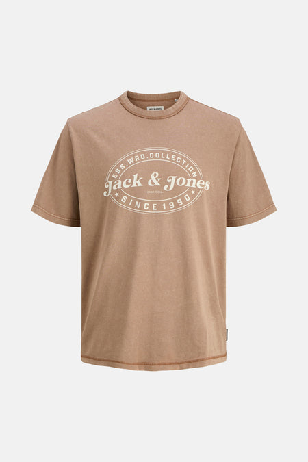 T-shirt (manches courtes) brun - ORIGINALS BY JACK & JONES