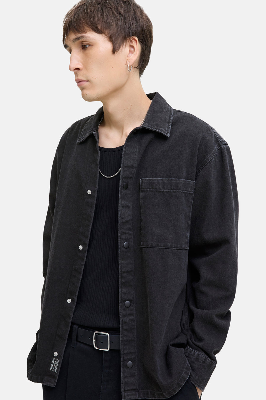 Chemise à manches longues - noir - JACK & JONES JEANS INTELLIGENCE