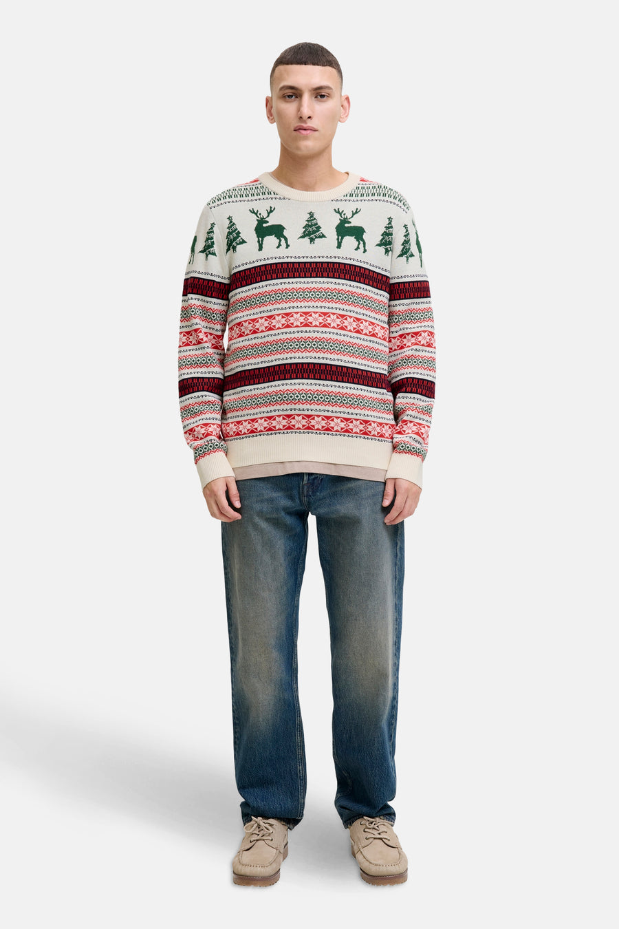 Pull col O beige - ORIGINALS BY JACK & JONES