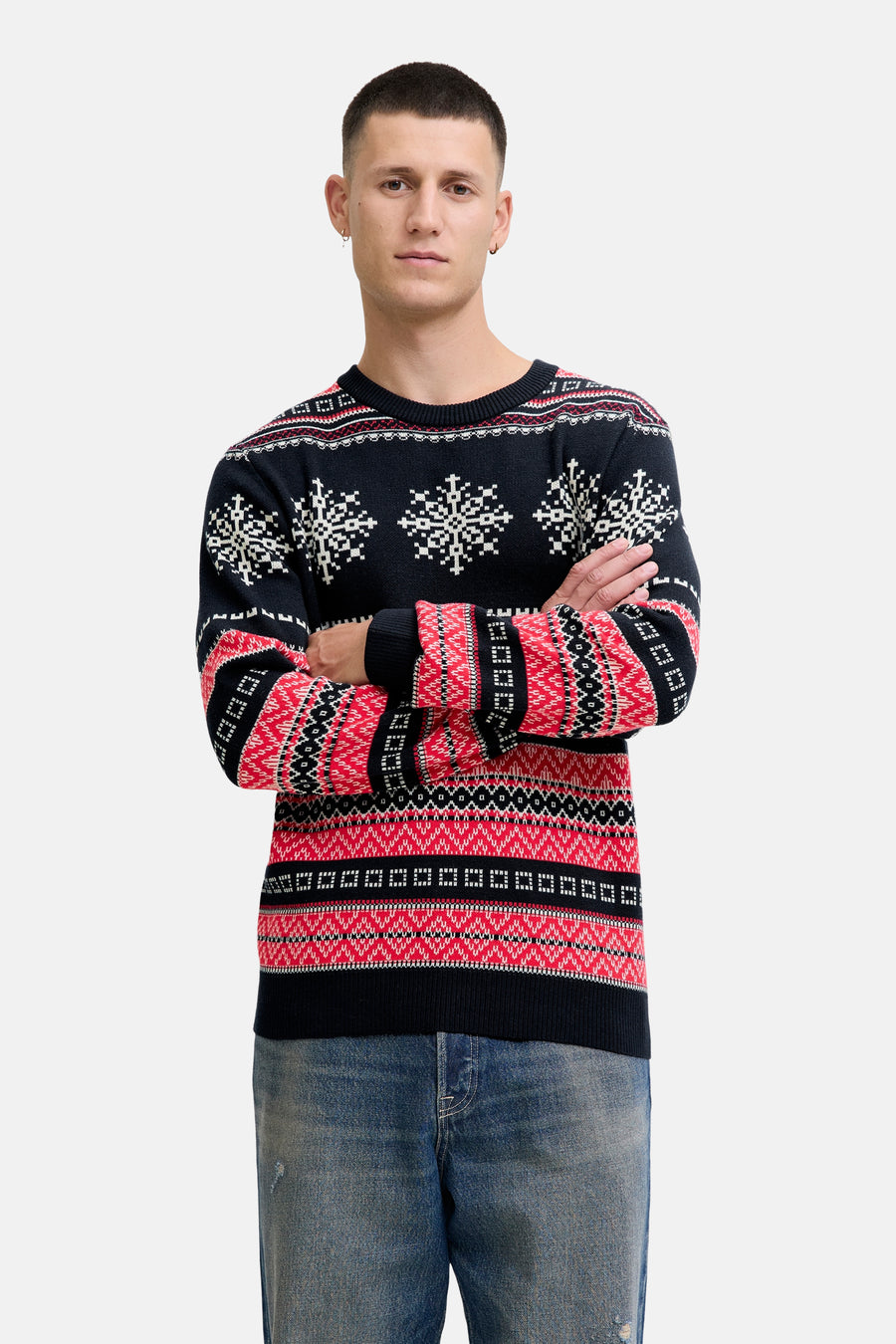 Pull col O bleu - ORIGINALS BY JACK & JONES