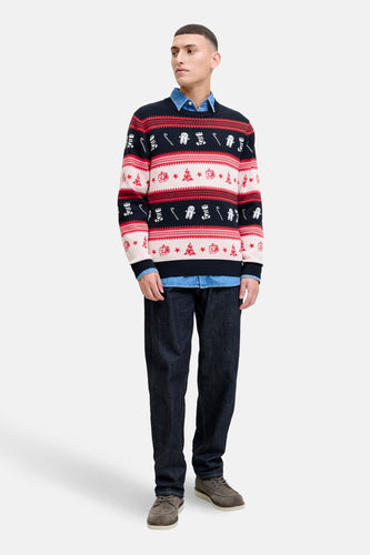 Pull col O bleu - ORIGINALS BY JACK & JONES