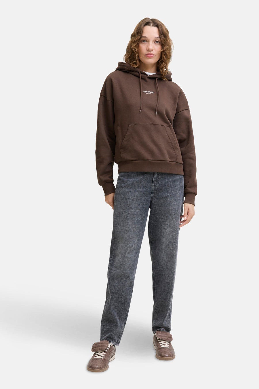 Sweat à capuche - brun - JJXX