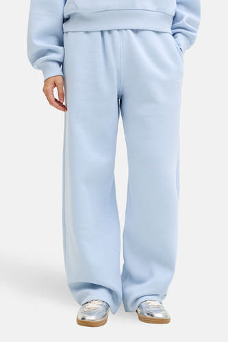 Pantalon de jogging bleu de JJXX, avec jambes larges et taille élastique.