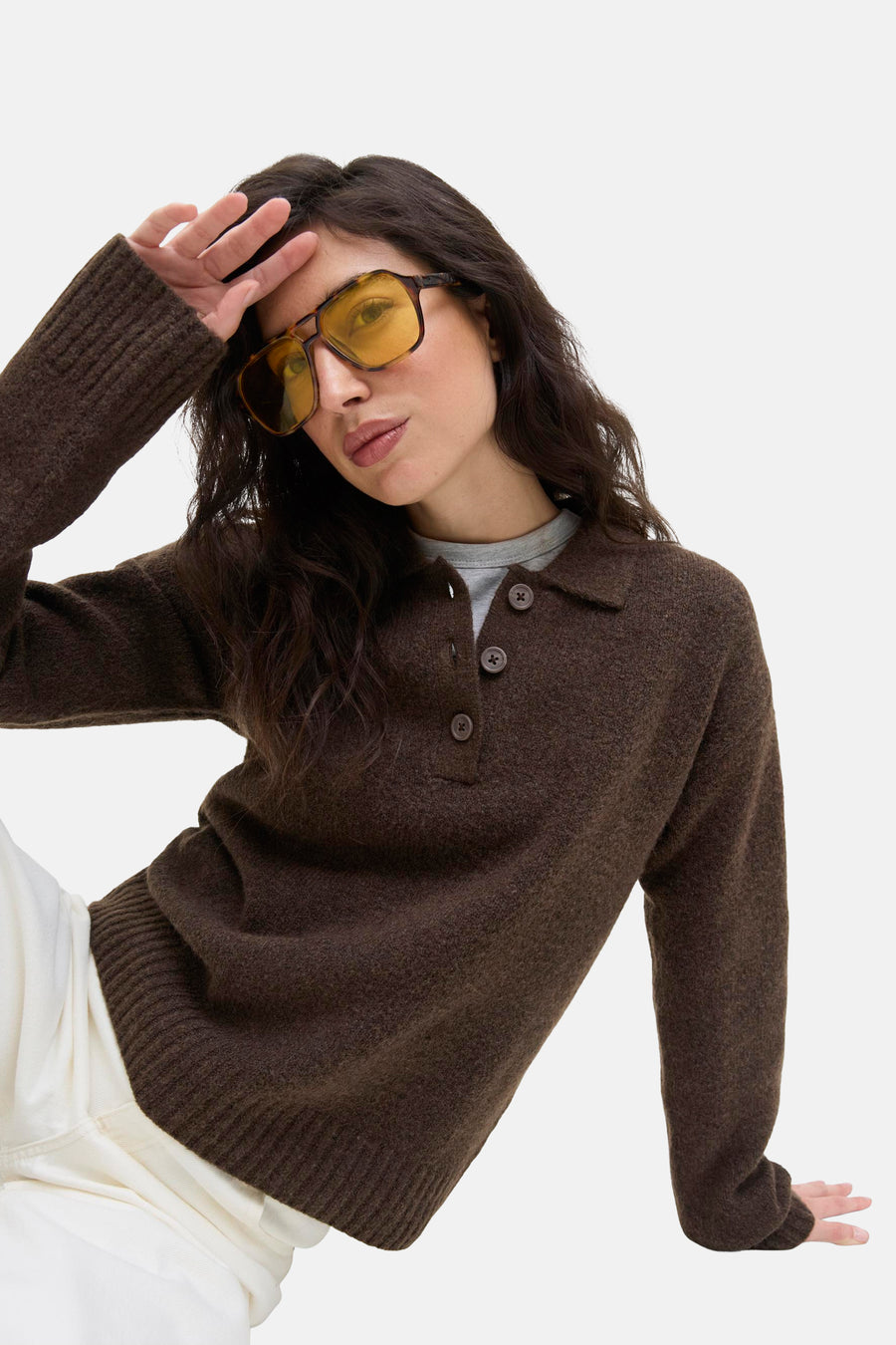 Pull - brun - JJXX - 6