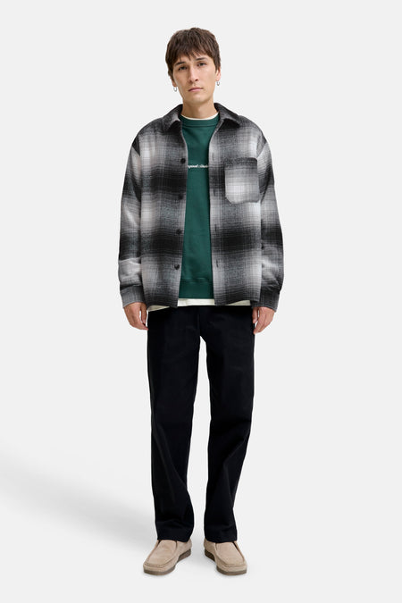 JJZAC HEAVY BRUSH OVERSHIRT LS