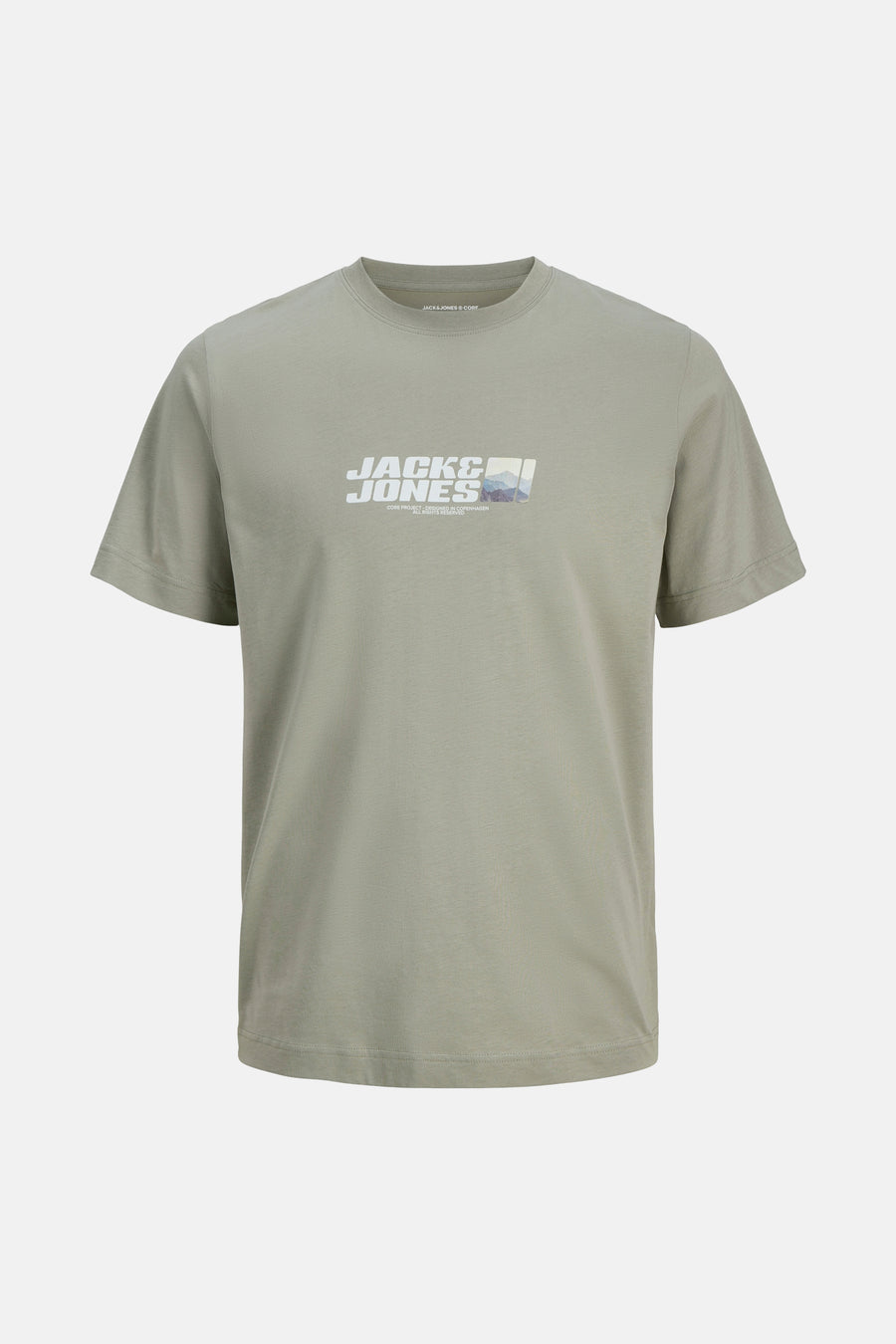 T-shirt à manches courtes - vert - CORE BY JACK & JONES