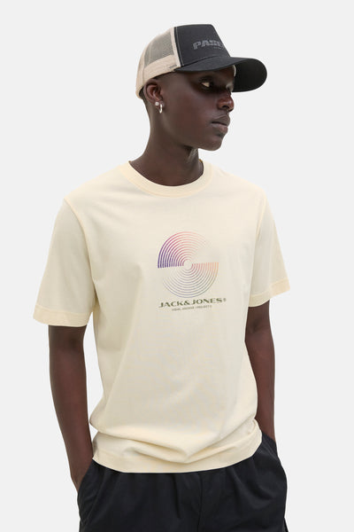 T-shirt (manches courtes) Jaune - CORE BY JACK & JONES