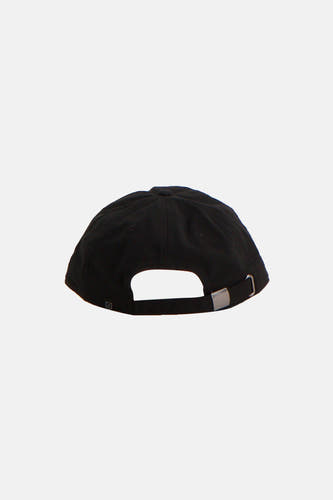 Casquette noire de ACCESSORIES BY JACK & JONES, vue arrière avec sangle réglable.