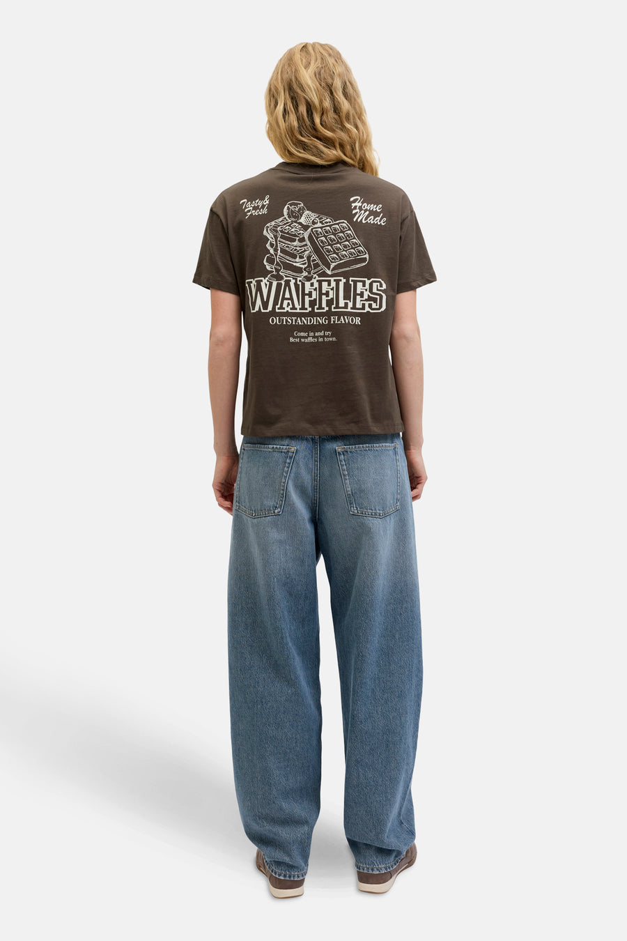 T-shirt à manches courtes - brun - JJXX