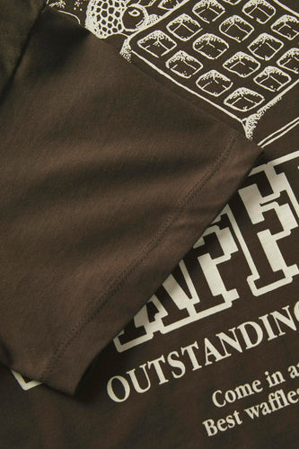 T-shirt à manches courtes - brun - JJXX