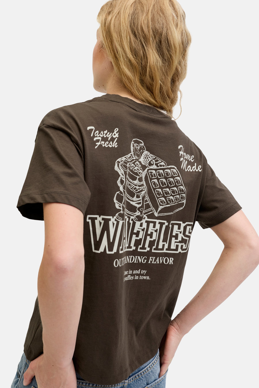 T-shirt à manches courtes - brun - JJXX