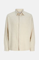 Chemise à manches longues - beige