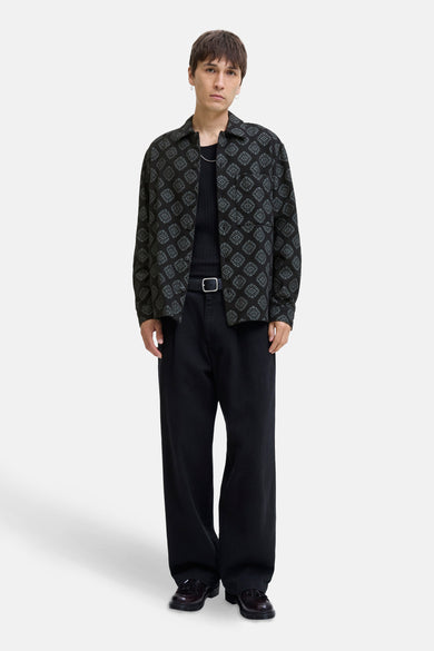JJAZTEK PRINT OVERSHIRT LS