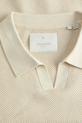 Pull à col en V - beige - PREMIUM BLUE by JACK & JONES