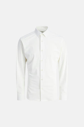 Chemise blanche à manches longues de PREMIUM by JACK & JONES, au design uni et classique.