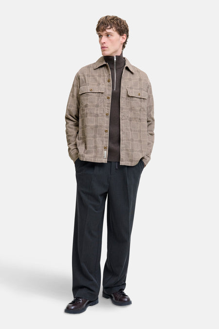 Chemise à manches longues - Beige