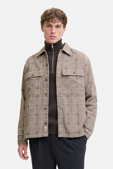 Chemise à manches longues - Beige