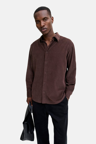 Chemise à manches longues - brun - PREMIUM BLUE by JACK & JONES