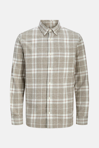 Chemise à manches longues - Beige - PREMIUM BLUE by JACK & JONES