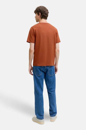 T-shirt à manches courtes - brun - JJREBEL