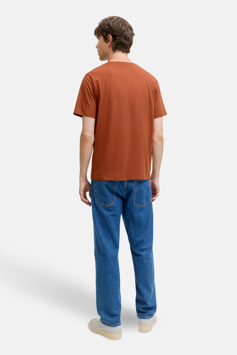 T-shirt à manches courtes - brun - JJREBEL