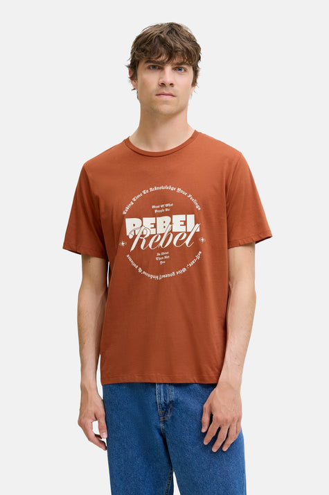 T-shirt à manches courtes - brun