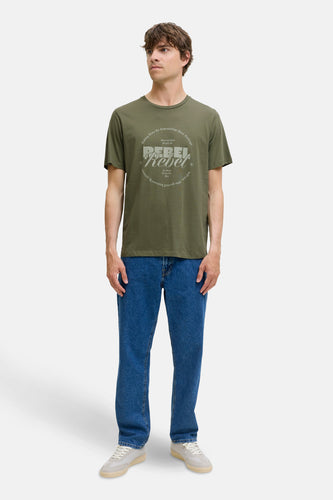 T-shirt à manches courtes - vert - JJREBEL