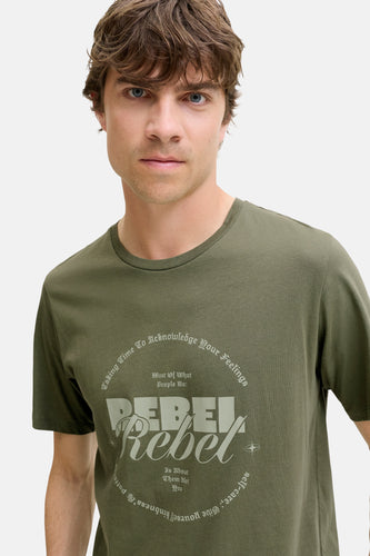 T-shirt à manches courtes - vert - JJREBEL