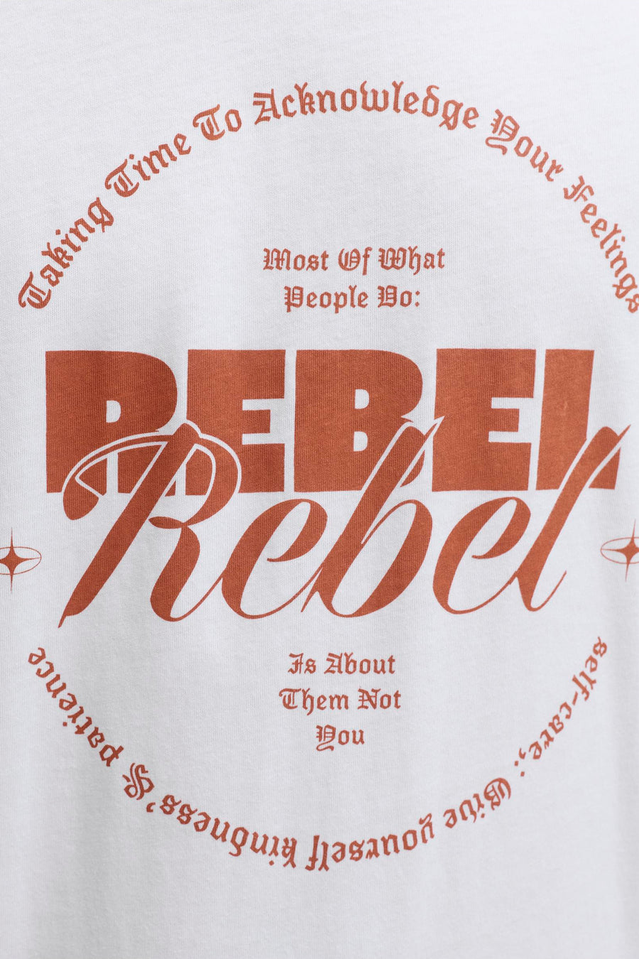 T-shirt à manches courtes - blanc - JJREBEL