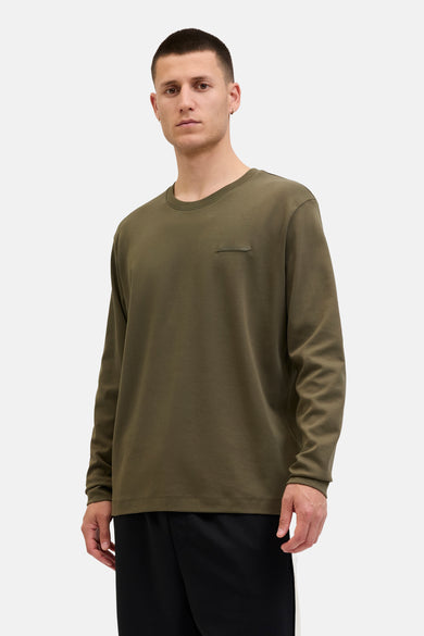 JCOFUSION INTERLOCK TEE LS CREW NECK